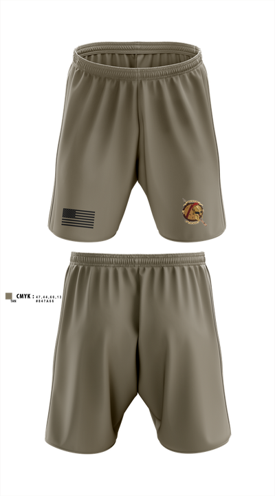 3-509th Parachute Infantry BN Able Nation 10459424 Athletic Shorts With Pockets - 101