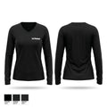1st Platoon Women's Long Sleeve V-neck Shirt - 1