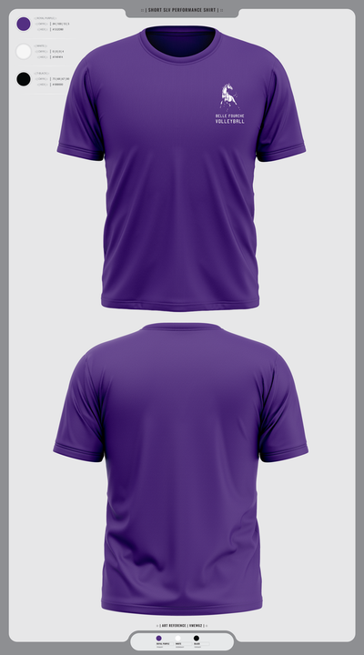 Belle Fourche Volleyball 78454655 Short Sleeve Performance Shirt - 1
