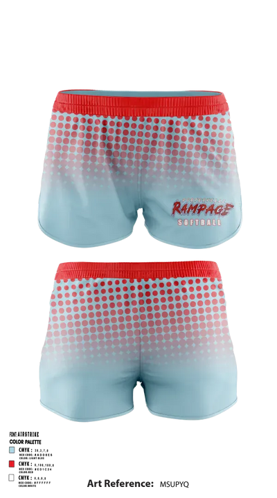 Porterville Rampage 10u 60294985 Women's Shorts - 1