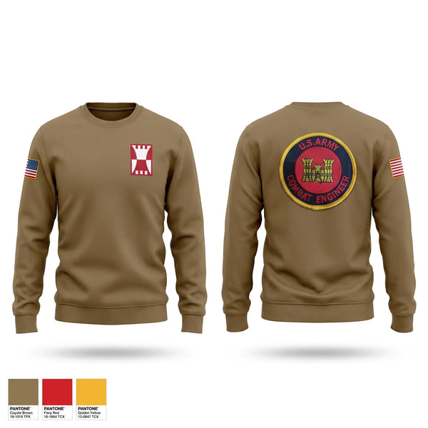 Crew Neck Sweatshirt, 855 EUD, Army, Teamtime, Team time, sublimation, custom sports apparel, team uniforms, spirit wear, spiritwear, sports uniforms, custom shirts, team store, custom team store, fundraiser sports, apparel fundraiser