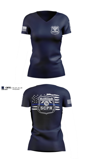 Womens Short Sleeve Vneck Shirt, Suffolk County Park Rangers, Police, Teamtime, Team time, sublimation, custom sports apparel, team uniforms, spirit wear, spiritwear, sports uniforms, custom shirts, team store, custom team store, fundraiser sports, apparel fundraiser