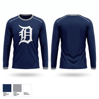 Long Sleeve Performance Shirt, Tigers, Baseball, Teamtime, Team time, sublimation, custom sports apparel, team uniforms, spirit wear, spiritwear, sports uniforms, custom shirts, team store, custom team store, fundraiser sports, apparel fundraiser