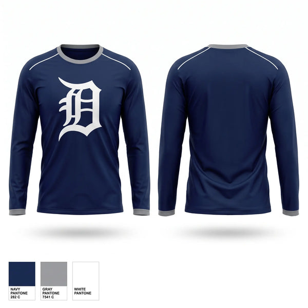Long Sleeve Performance Shirt, Tigers, Baseball, Teamtime, Team time, sublimation, custom sports apparel, team uniforms, spirit wear, spiritwear, sports uniforms, custom shirts, team store, custom team store, fundraiser sports, apparel fundraiser