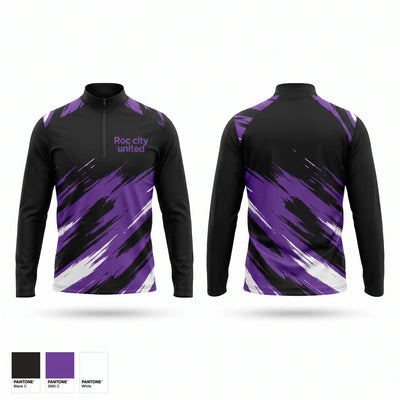 Roc city united Quarter Zip Jacket - 1