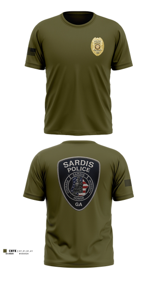 Short Sleeve Performance Shirt, Sardis Police Department, Police, Teamtime, Team time, sublimation, custom sports apparel, team uniforms, spirit wear, spiritwear, sports uniforms, custom shirts, team store, custom team store, fundraiser sports, apparel fundraiser