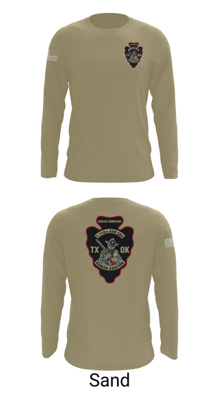 Long Sleeve Performance Shirt, B CO 1-114TH AVN S&S, Army, Teamtime, Team time, sublimation, custom sports apparel, team uniforms, spirit wear, spiritwear, sports uniforms, custom shirts, team store, custom team store, fundraiser sports, apparel fundraiser