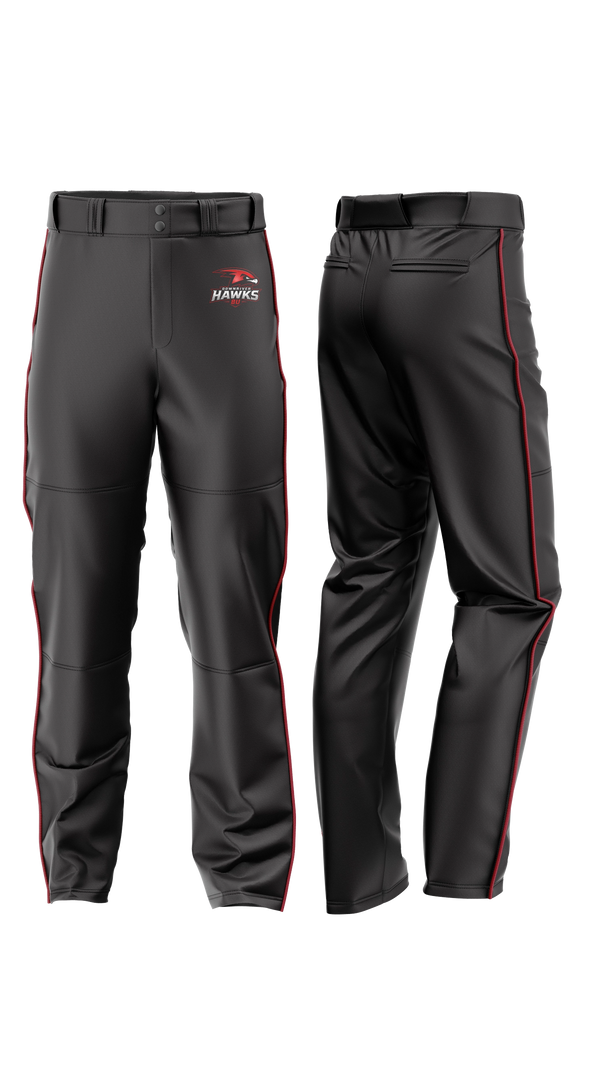Baseball Pants, HAWKS, Baseball, Teamtime, Team time, sublimation, custom sports apparel, team uniforms, spirit wear, spiritwear, sports uniforms, custom shirts, team store, custom team store, fundraiser sports, apparel fundraiser