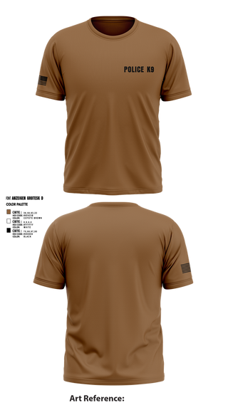 Short Sleeve Performance Shirt, POLICE K9, , Teamtime, Team time, sublimation, custom sports apparel, team uniforms, spirit wear, spiritwear, sports uniforms, custom shirts, team store, custom team store, fundraiser sports, apparel fundraiser