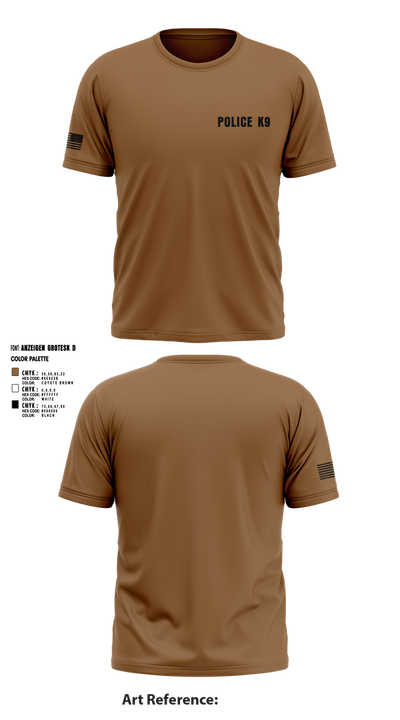 POLICE K9 14845972 Short Sleeve Performance Shirt - 1