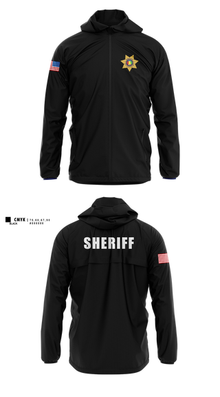 Windbreaker, Calhoun County Sheriff's Office, Police, Teamtime, Team time, sublimation, custom sports apparel, team uniforms, spirit wear, spiritwear, sports uniforms, custom shirts, team store, custom team store, fundraiser sports, apparel fundraiser