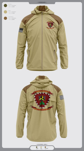 Windbreaker, 3d Combat Engineer Battalion, , Teamtime, Team time, sublimation, custom sports apparel, team uniforms, spirit wear, spiritwear, sports uniforms, custom shirts, team store, custom team store, fundraiser sports, apparel fundraiser
