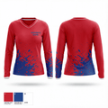 Triton’s Cove 8345275 Women's Long Sleeve V-neck Shirt - 25