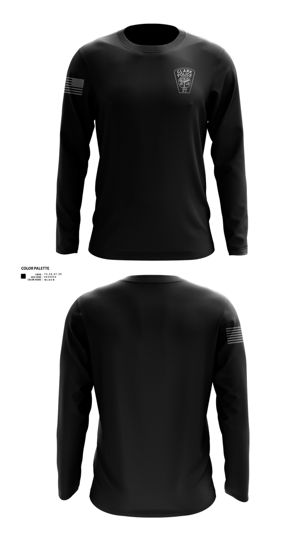Long Sleeve Performance Shirt, Criminal Investigation Unit, Police, Teamtime, Team time, sublimation, custom sports apparel, team uniforms, spirit wear, spiritwear, sports uniforms, custom shirts, team store, custom team store, fundraiser sports, apparel fundraiser
