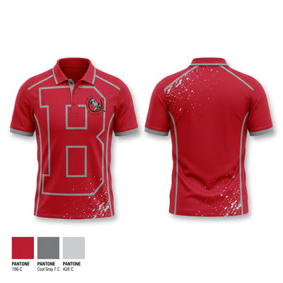 Bedford Junior High School Cross Country Short Sleeve Performance Polo - 1