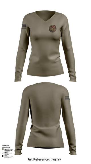Womens Long Sleeve Vneck Shirt, Tripler Kilape, , Teamtime, Team time, sublimation, custom sports apparel, team uniforms, spirit wear, spiritwear, sports uniforms, custom shirts, team store, custom team store, fundraiser sports, apparel fundraiser