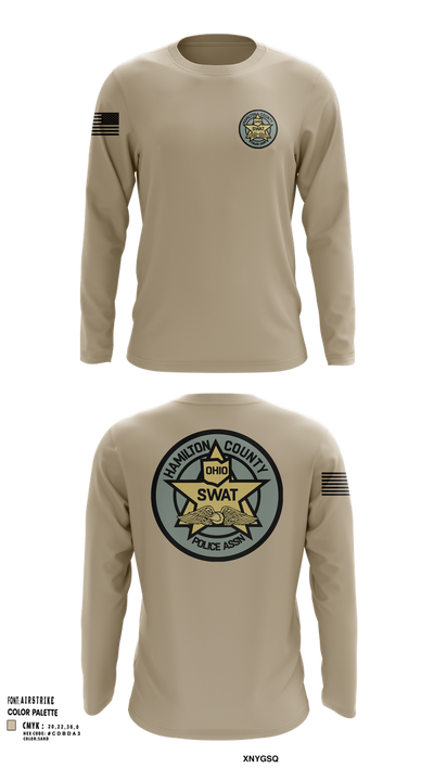 HCPA Swat 1437477 Long Sleeve Performance Shirt 103