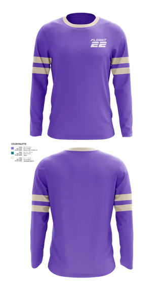 Long Sleeve Performance Shirt, Flight 22, Baseball, Teamtime, Team time, sublimation, custom sports apparel, team uniforms, spirit wear, spiritwear, sports uniforms, custom shirts, team store, custom team store, fundraiser sports, apparel fundraiser
