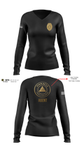 Pinnacle Protection Group Women's Long Sleeve V-neck Shirt - 100
