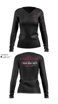 Polish Me Up LLC Women's Long Sleeve V-neck Shirt - 21