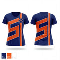Solvay High School Softball 6203801 Women's Short Sleeve V-neck Shirt - 1