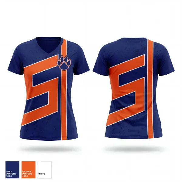 Womens Short Sleeve Vneck Shirt, Solvay High School Softball, Softball, Teamtime, Team time, sublimation, custom sports apparel, team uniforms, spirit wear, spiritwear, sports uniforms, custom shirts, team store, custom team store, fundraiser sports, apparel fundraiser