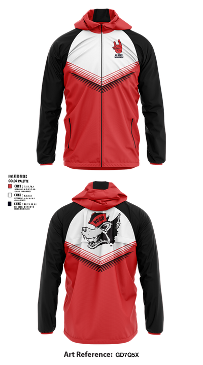 Nc state Wolfpack 89789962 Windbreaker - 1