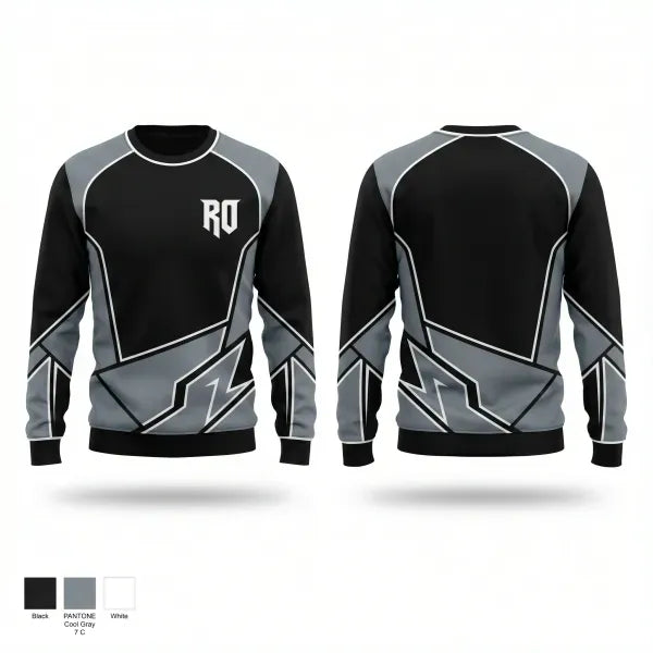 Crew Neck Sweatshirt, R&OR&O, Air Force, Teamtime, Team time, sublimation, custom sports apparel, team uniforms, spirit wear, spiritwear, sports uniforms, custom shirts, team store, custom team store, fundraiser sports, apparel fundraiser