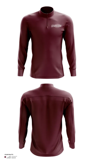 Quarter Zip Jacket, Conestoga, Women's Basketball, Teamtime, Team time, sublimation, custom sports apparel, team uniforms, spirit wear, spiritwear, sports uniforms, custom shirts, team store, custom team store, fundraiser sports, apparel fundraiser