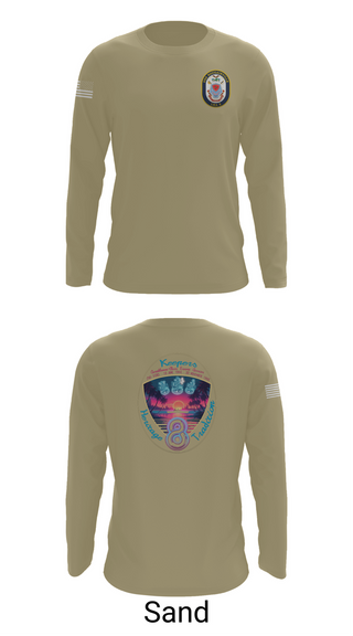 Long Sleeve Performance Shirt, USS Bougainville CPO, , Teamtime, Team time, sublimation, custom sports apparel, team uniforms, spirit wear, spiritwear, sports uniforms, custom shirts, team store, custom team store, fundraiser sports, apparel fundraiser