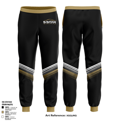 Joggers, 5 Star Corvettes, , Teamtime, Team time, sublimation, custom sports apparel, team uniforms, spirit wear, spiritwear, sports uniforms, custom shirts, team store, custom team store, fundraiser sports, apparel fundraiser