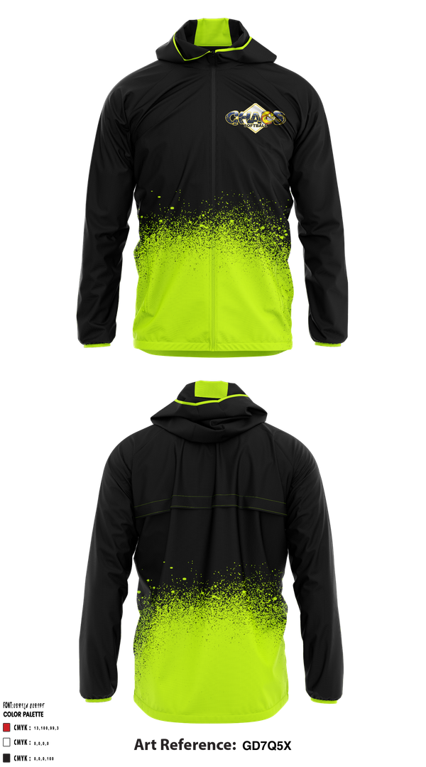 Windbreaker, Chaos, Softball, Teamtime, Team time, sublimation, custom sports apparel, team uniforms, spirit wear, spiritwear, sports uniforms, custom shirts, team store, custom team store, fundraiser sports, apparel fundraiser