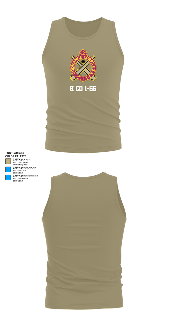 Tank Top, H Co 1-66, , Teamtime, Team time, sublimation, custom sports apparel, team uniforms, spirit wear, spiritwear, sports uniforms, custom shirts, team store, custom team store, fundraiser sports, apparel fundraiser