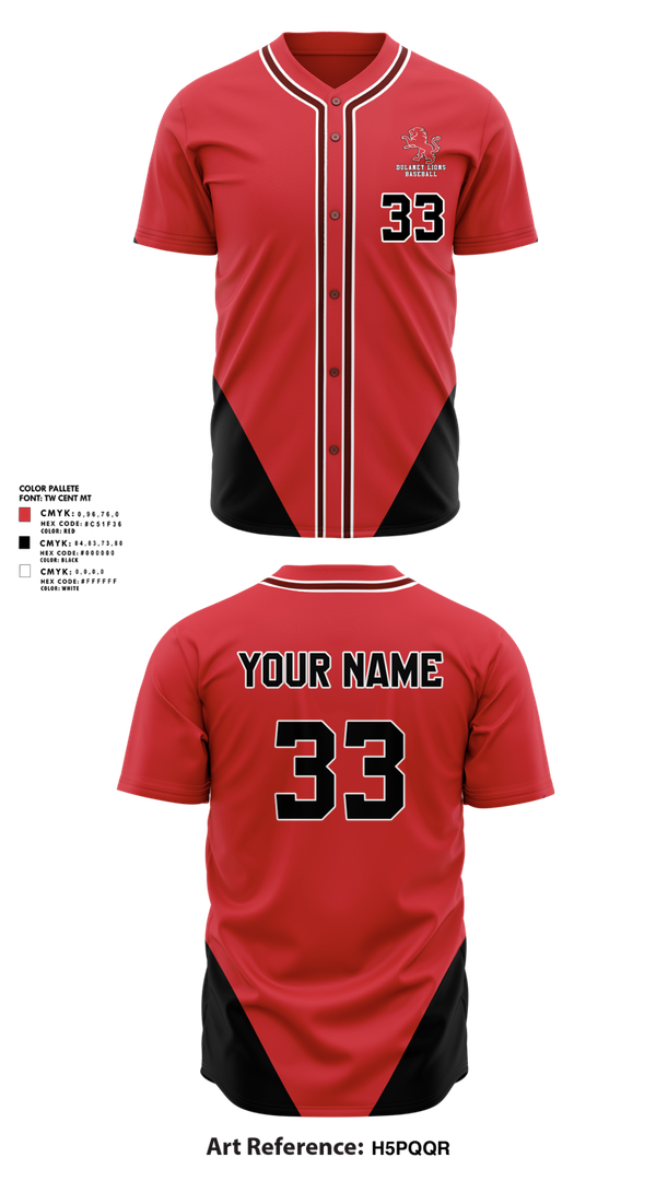 Full Button Baseball Jersey, Dulaney Lions Baseball, Baseball, Teamtime, Team time, sublimation, custom sports apparel, team uniforms, spirit wear, spiritwear, sports uniforms, custom shirts, team store, custom team store, fundraiser sports, apparel fundraiser