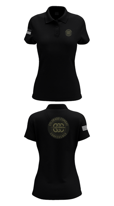 Colorado Combat Conference 90728248 Women's Short Sleeve Performance Polo  - 33