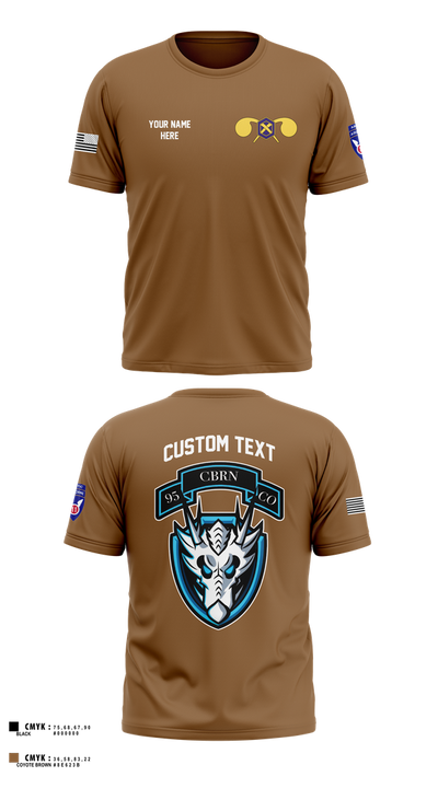95th CBRN Co Old School Cotton Feel Shirt - 3