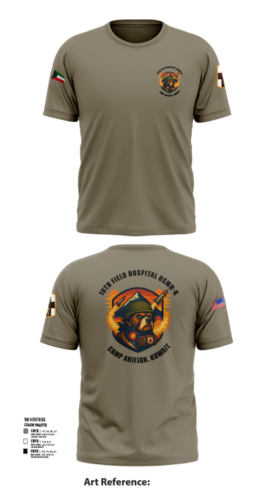 10th Field Hospital (FWD) 73609367 Short Sleeve Performance Shirt - 101