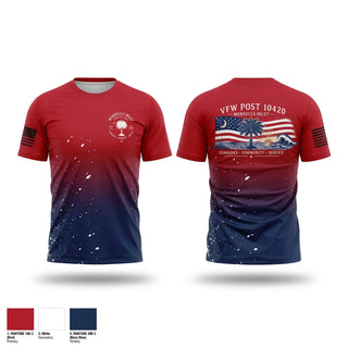 Short Sleeve Performance Shirt, VFW post 10420, , Teamtime, Team time, sublimation, custom sports apparel, team uniforms, spirit wear, spiritwear, sports uniforms, custom shirts, team store, custom team store, fundraiser sports, apparel fundraiser