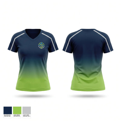 SBGYM Women's Short Sleeve V-neck Shirt - 1