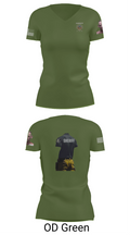Sheriff Transportation 46102117 Women's Short Sleeve V-neck Shirt - 46