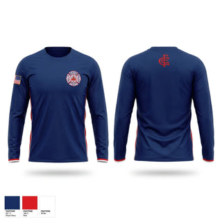 Long Sleeve Performance Shirt, Clayton Fire Department, Fire Department, Teamtime, Team time, sublimation, custom sports apparel, team uniforms, spirit wear, spiritwear, sports uniforms, custom shirts, team store, custom team store, fundraiser sports, apparel fundraiser