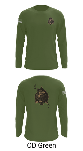 Long Sleeve Performance Shirt, MESG1 TEAM 707, Navy, Teamtime, Team time, sublimation, custom sports apparel, team uniforms, spirit wear, spiritwear, sports uniforms, custom shirts, team store, custom team store, fundraiser sports, apparel fundraiser