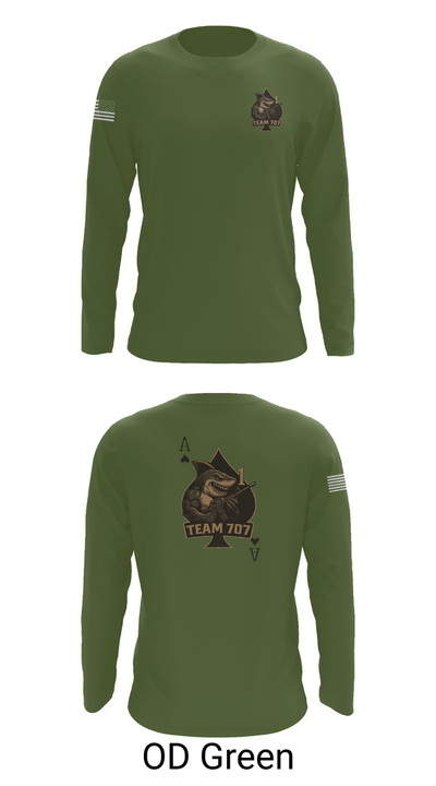 MESG1 TEAM 707 61403527 Long Sleeve Performance Shirt 44
