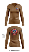 Station 19 Women's Long Sleeve V-neck Shirt - 103