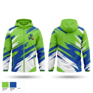 Windbreaker, Dino Sluggers, Baseball, Teamtime, Team time, sublimation, custom sports apparel, team uniforms, spirit wear, spiritwear, sports uniforms, custom shirts, team store, custom team store, fundraiser sports, apparel fundraiser