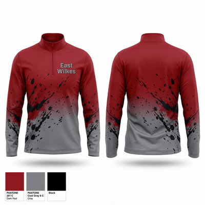 East wilkes 24628649 Quarter Zip Jacket - 1