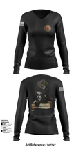HHC 2-135th AVN REG 2256326 Women's Long Sleeve V-neck Shirt - 102