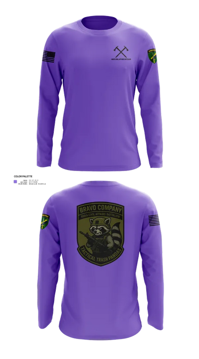 486th Civil Affairs Battalion Long Sleeve Performance Shirt 22