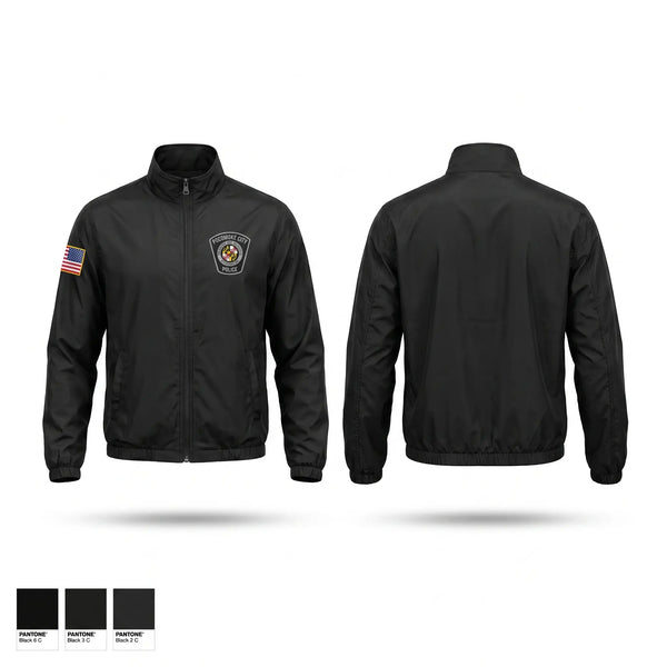 Windbreaker, Pocomoke City Police, Police, Teamtime, Team time, sublimation, custom sports apparel, team uniforms, spirit wear, spiritwear, sports uniforms, custom shirts, team store, custom team store, fundraiser sports, apparel fundraiser