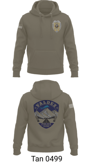 Hoodie, Valdez Police Department, Police, Teamtime, Team time, sublimation, custom sports apparel, team uniforms, spirit wear, spiritwear, sports uniforms, custom shirts, team store, custom team store, fundraiser sports, apparel fundraiser
